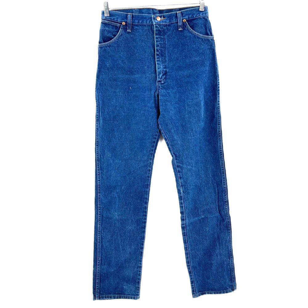 Wrangler Cowboy Cut Slim Fit High Rise Jeans Women's 13 Blue Demin Cowgirl Rodeo